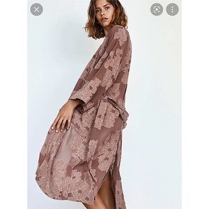 Wilfred Durante Jacket Duster Kimono Robe, sz XS, dusty pink